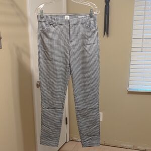 Men's Black and White Checkered Pants